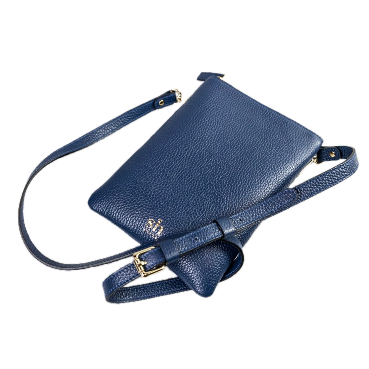 CITY borsa crossbody in pelle con tracolle intercambiabili