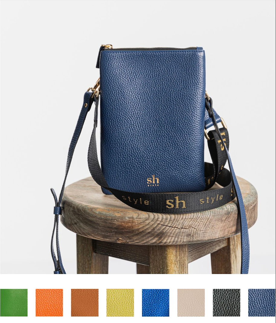 CITY crossbody leather bag